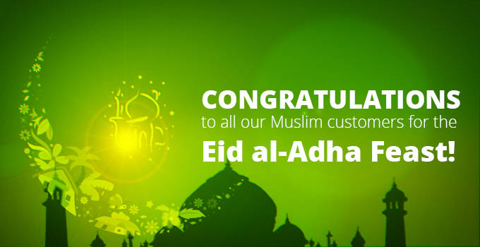 Congratulations for the Eid al-Adha festival!